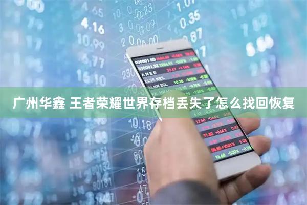 广州华鑫 王者荣耀世界存档丢失了怎么找回恢复